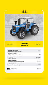 Tracteur LANDINI 16000 DT 1/24 HELLER